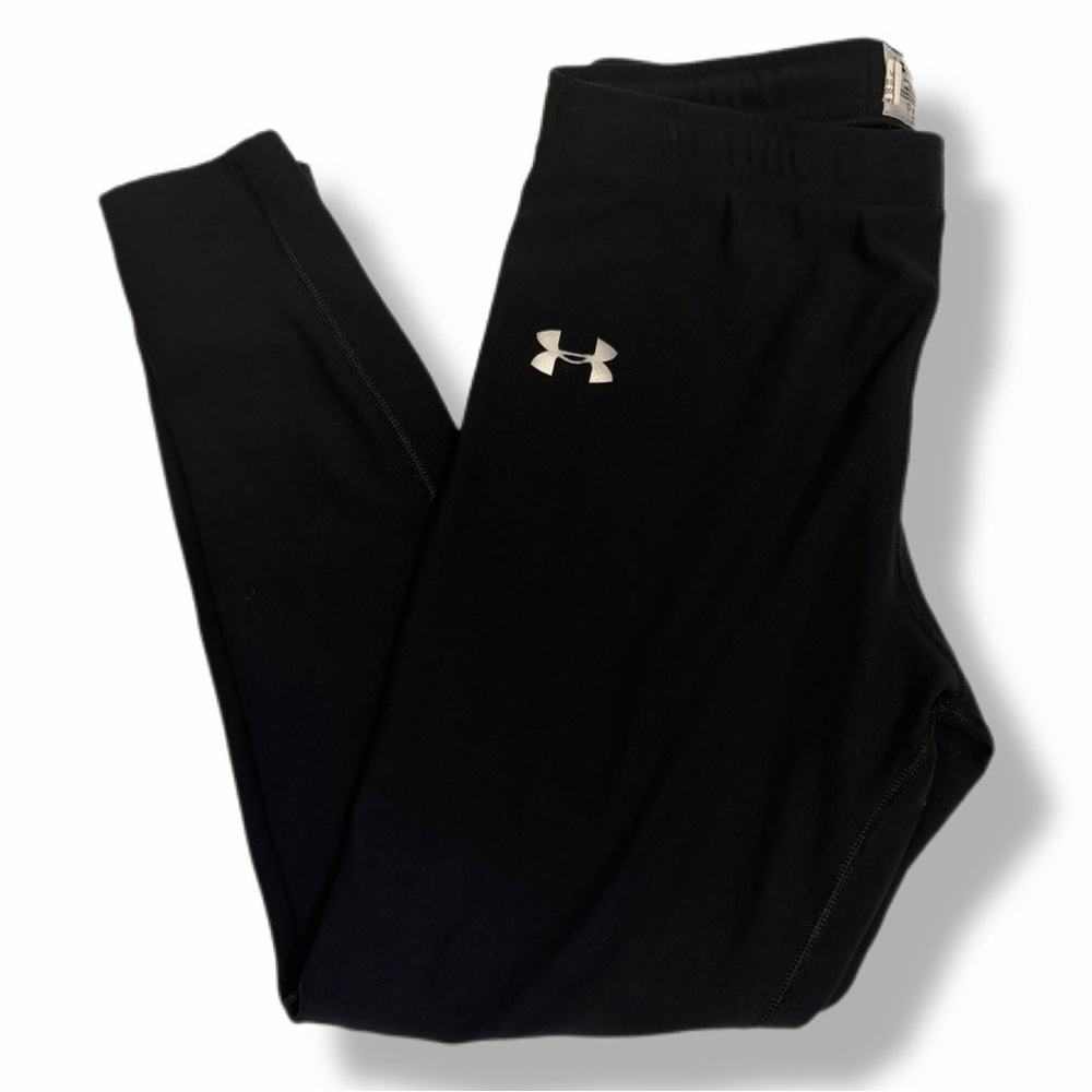 Under Armour Youth XL Black Compression Leggings Base Layer Athletic Pants